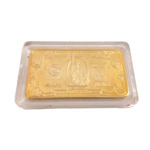 American Art Classics Gold Million Dollar Bill Commem Liberty Protective Case